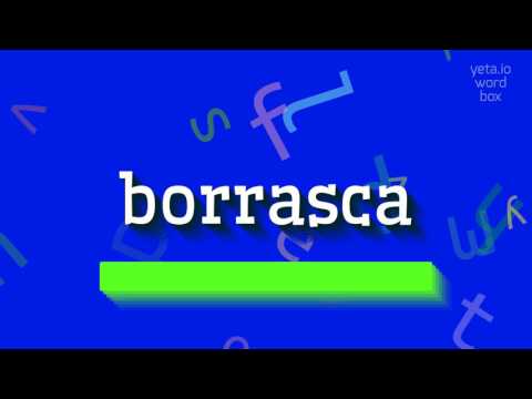 How to say "borrasca"! (High Quality Voices)