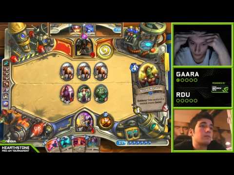 Tempo Storm Gaara vs Nihilum Rdu | Group Stage | NVIDIA Hearthstone Pro-Am Tournament