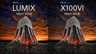 Panasonic Lumix L10 VS Fujifilm X100VI | NIGHT MODE | Camera Test 