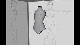 Autodesk Maya 2019 Woman Torso