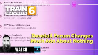 Dovetail Forum Changes - Much Ado About Nothing