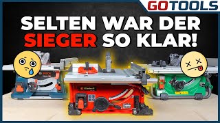 Billig gleich Testsieger? Akku Tischkreissägen von Bosch, Einhell & Hikoki im Detail! Mit Verlosung!