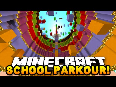 Minecraft KICKED OUT OF SCHOOL PARKOUR! w/ PrestonPlayz & The Pack!