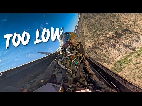 Inside the F-35 Cockpit: Extreme Low-Level Valley Maneuvers (GoPro POV)