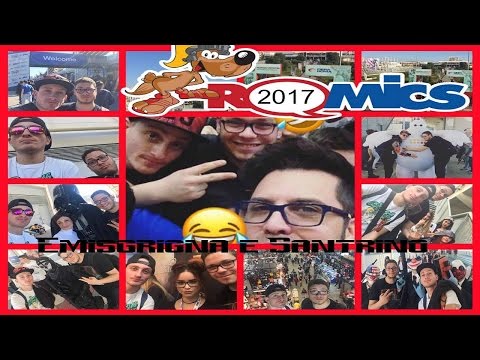 VLOG #ROMICS / #BRAZOCREW CI DA LA PATATA AL SUGO xD / EMISGRIGNA e SANTRINO