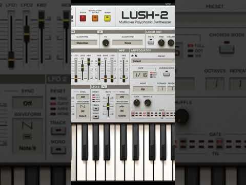 #d16group Lush-2 un sinte multicapa polifónico de carácter analógico. @d16group