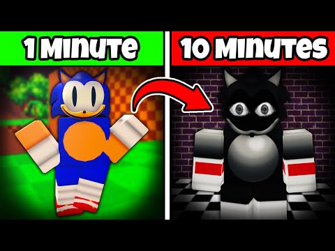 SONIC ROBLOX GAMES that SLOWLY GET SCARY...