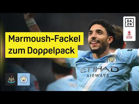 Doppelpack von Marmoush: Newcastle - Manchester City | 5. Runde | FA Cup | DAZN Highlights