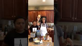 HomeSchooling Attempt: Day 5- Cafeteria Lady&#39;s Cooking Class (The Hulk Smoothie)