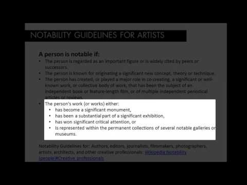 Advanced Faq Wikipedia Notability Guidelines