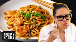 Download lagu 15-minute Garlic Shrimp Udon Noodles - Marion's Kitchen mp3