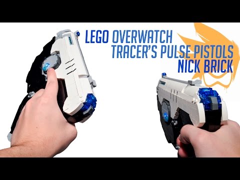 LEGO Overwatch 🔹 LEGO Tracer's Pulse Pistols