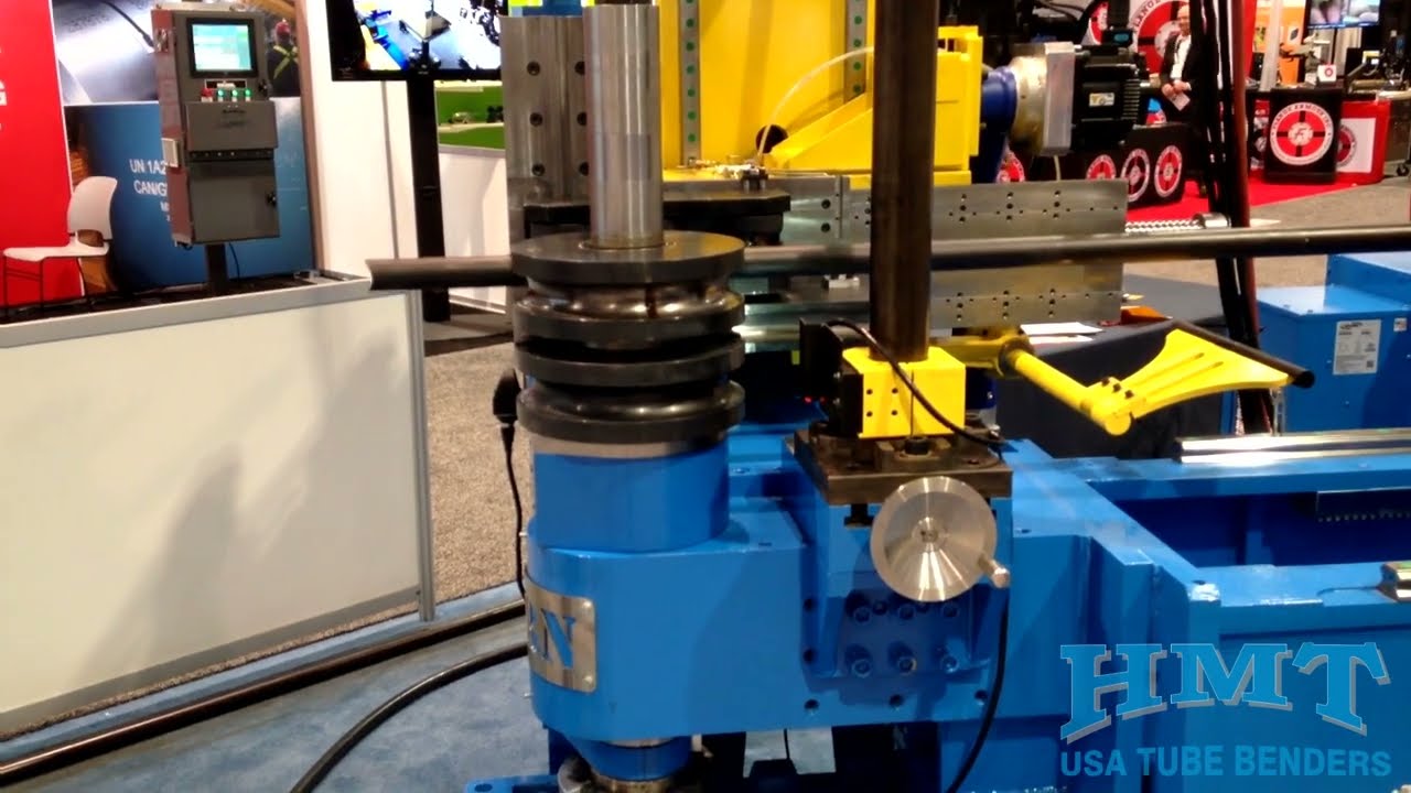 HMT 3.0ECNC-MS Cell All Electric Multi Stack CNC Tube Bender with Cope Detection (Fabtech 2016)