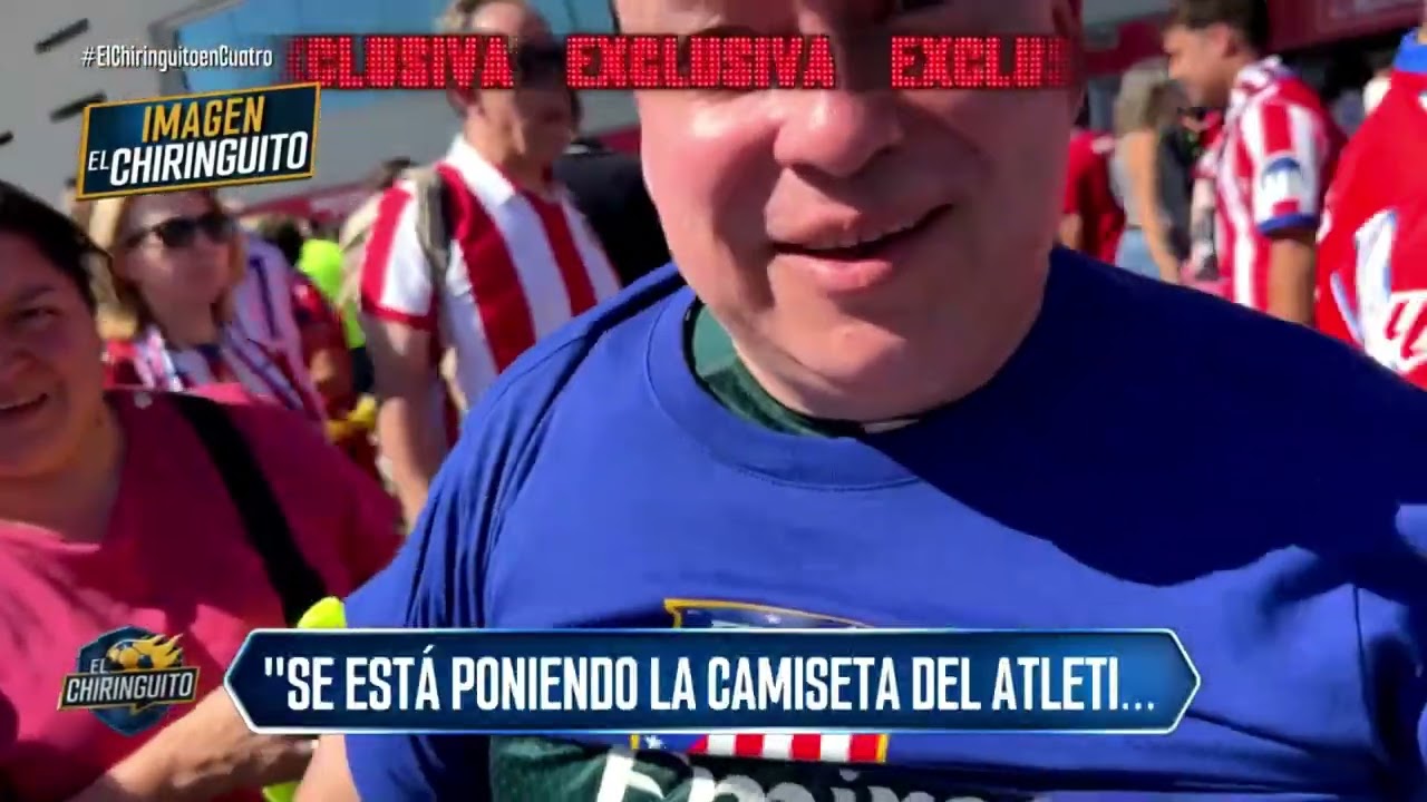 ❌ PROHIBIDAS CAMISETAS del REAL MADRID en los aledaños del Metropolitano | El Chiringuito