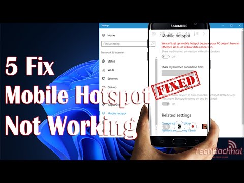 Mobile Hotspot Not Working - How To Fix