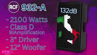 Video thumbnail for Our #1 Audio Rentals: RCF ART 932A & Sub 905A MK3 by KPODJ Lighting & DJ Gear