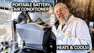 BEST PORTABLE 12v-48v A/C! "EcoFlow Wave 3" 6100 BTU Battery Air Conditioner Heater