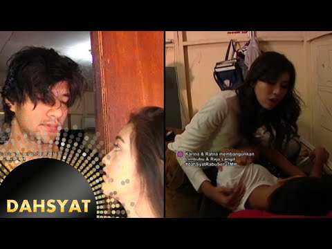 Karina & Ratna bangunkan sang pacar Limbubu & Rajo Langit [Dahsyat] [13 Jan 2016]