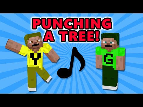 AskBeevesGaming - "Punching a Tree" - A Minecraft parody of Under the Sea from The Little Mermaid