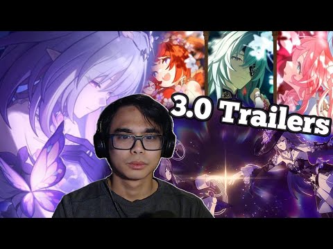 I finally made it to AMPHOREUS | Reacting to Honkai: Star Rail 3.0 Trailers for the first time! |