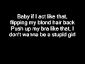 Stupid Girls- Pink- Lyrics 