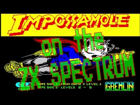 Impossamole on the ZX Spectrum by Gremlin Graphics (1990)