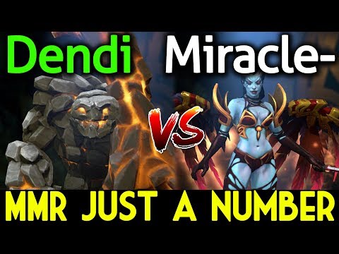 Miracle- [Queen of Pain] VS Dendi [Tiny] FACEIT Dota 2 - MMR just a number