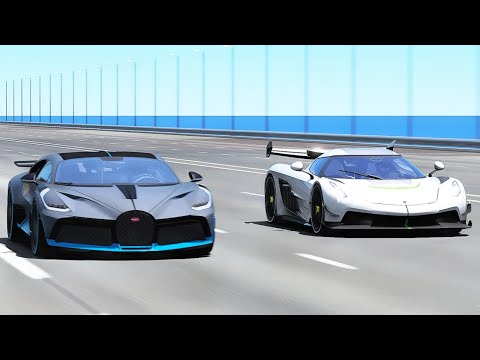 Koenigsegg Jesko Vs Bugatti Divo | 20KM Drag Race