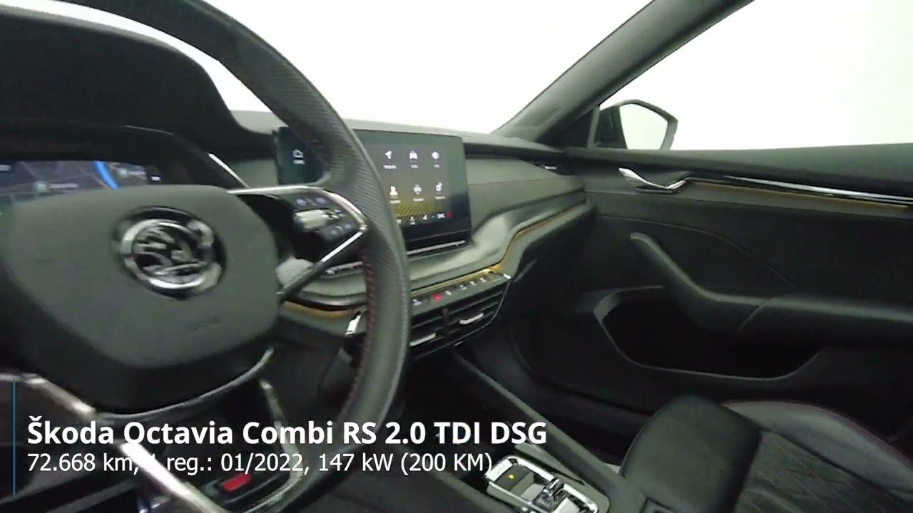 Škoda Octavia Combi RS 2.0 TDI DSG - SLOVENSKO VOZILO