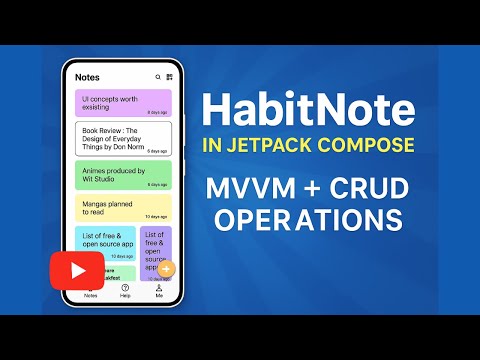 Build a Colorful Habit Note App with Jetpack Compose | MVVM + CRUD Tutorial for Android