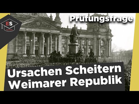 Failure of the Weimar Republic: Causes and Principles - Weimar Republic Causes Simply Explained!