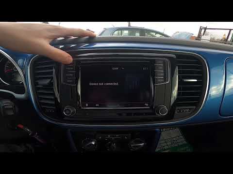 How to Change Radio Source in Volkswagen Beetle ( 2011 – 2017 ) - Enable AUX or Bluetooth