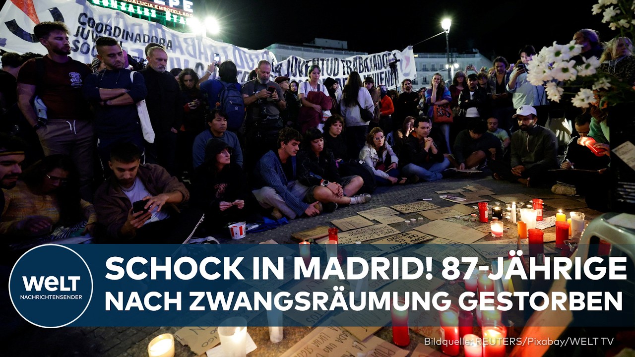 SPANIEN: 87-Jährige stirbt nach Zwangsräumung in Madrid! Regierung von Sánchez zerbricht