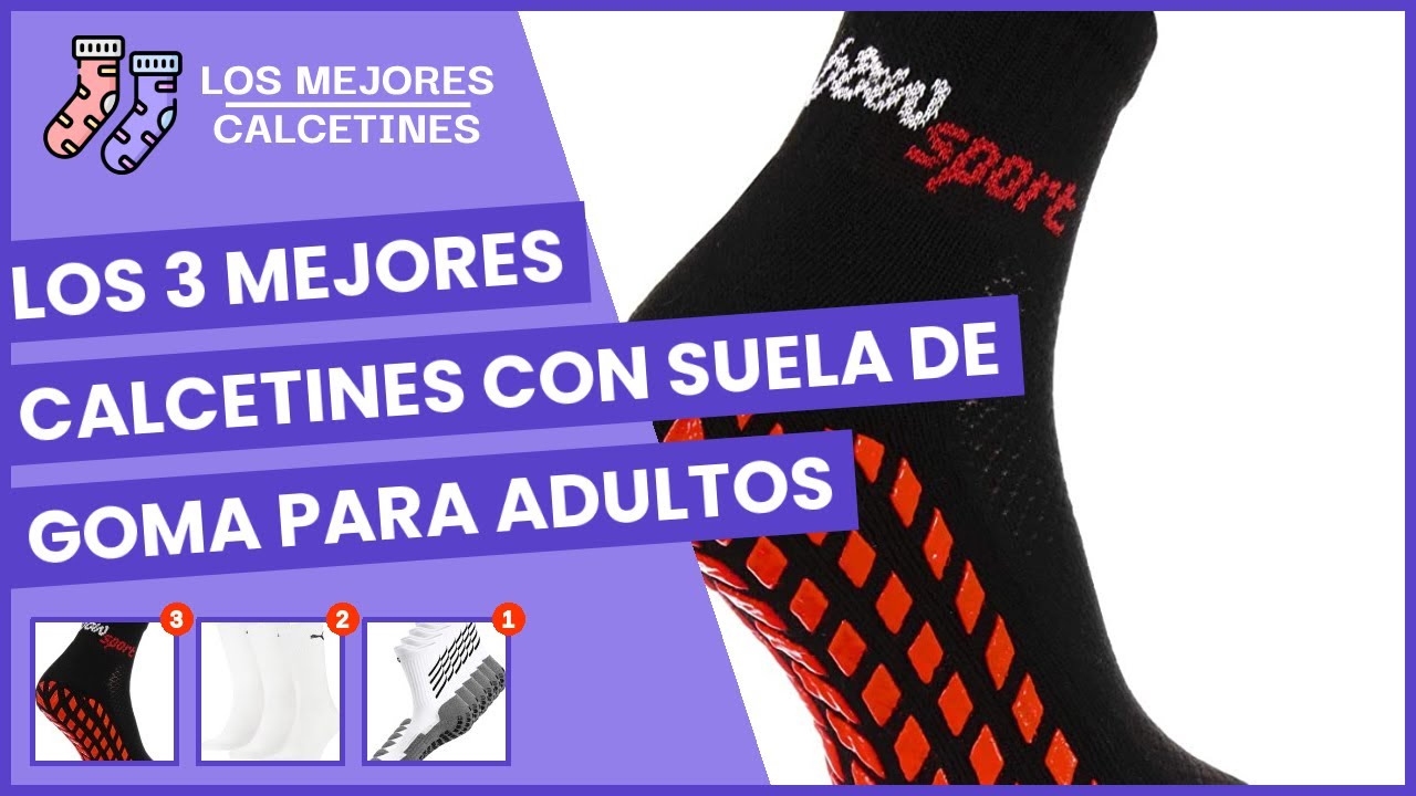 Los 3 mejores calcetines con suela de goma para adultos