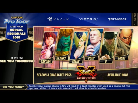 Norcal Regionals 2018 - Day 1 - Capcom Pro Tour 2018