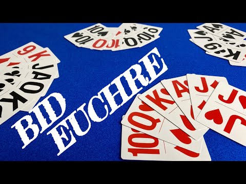 How To Play Euchre - Bid - Card Games