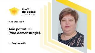 "Aria pătratului(fără demonstrație)"
