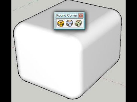 Free Round Corner | Extension in Sketchup