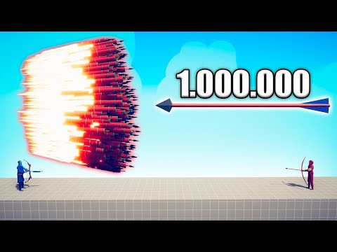 1.000.000 DAMAGE ARCHER vs EVERY GOD - TABS | Totally Accurate Battle Simulator 2024
