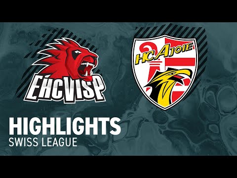 EHC Visp vs. HC Ajoie 2:5 - Highlights Swiss League | Playoff-Viertelfinal, Spiel 2