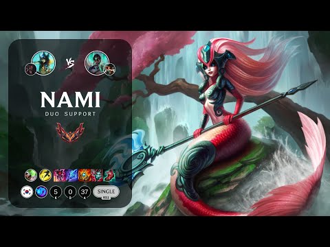 Nami Support vs Karma - KR Grandmaster Patch 13.12