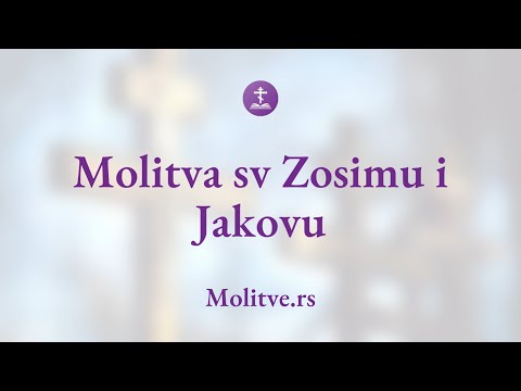 Molitva sv Zosimu i Jakovu - Tumanskim Ocima Čudotvorcima - Molitve.rs