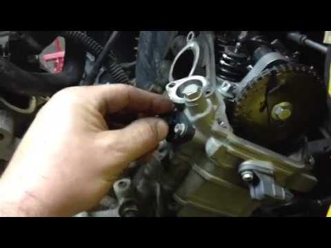 Can-am timing chain tensioner adjustment.