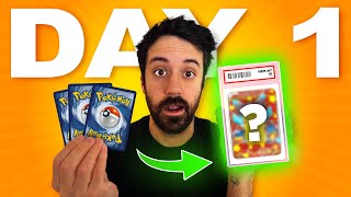 Selling My Old Pokemon Cards to Build My DREAM Collection - Day 1