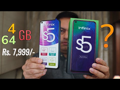 Infinix S5 Lite unboxing, review, Price Rs. 7,999 plus Infinix Band 5 (WOW)