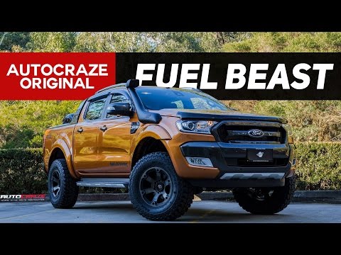 BEAST WITHIN // Ford Ranger Wildtrak Wheels - Fuel Beast Rims + 2" Tough Dog Lift Kit | AutoCraze