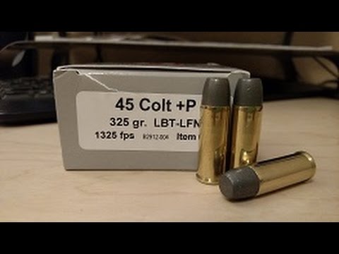 .45 Colt +P HSM 325 gr. Ammo VS. Underwood 325 gr. Ammo