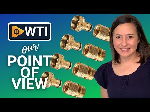 Garden Hose Quick Connect Fittings. ¾ Inch GHT Solid Brass. (4) Brass 4 SETS - WTI product video review