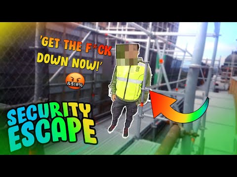 Insane POV Rooftop Escape! (SECURITY CHASED ME OFF)