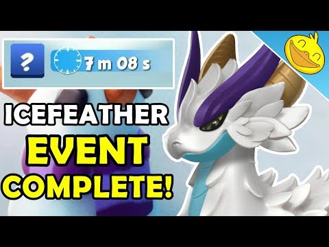 ICEFEATHER DRAGON UNLOCKING! Flying Solo Event Complete With 7 MINUTES Left! - DML #1066